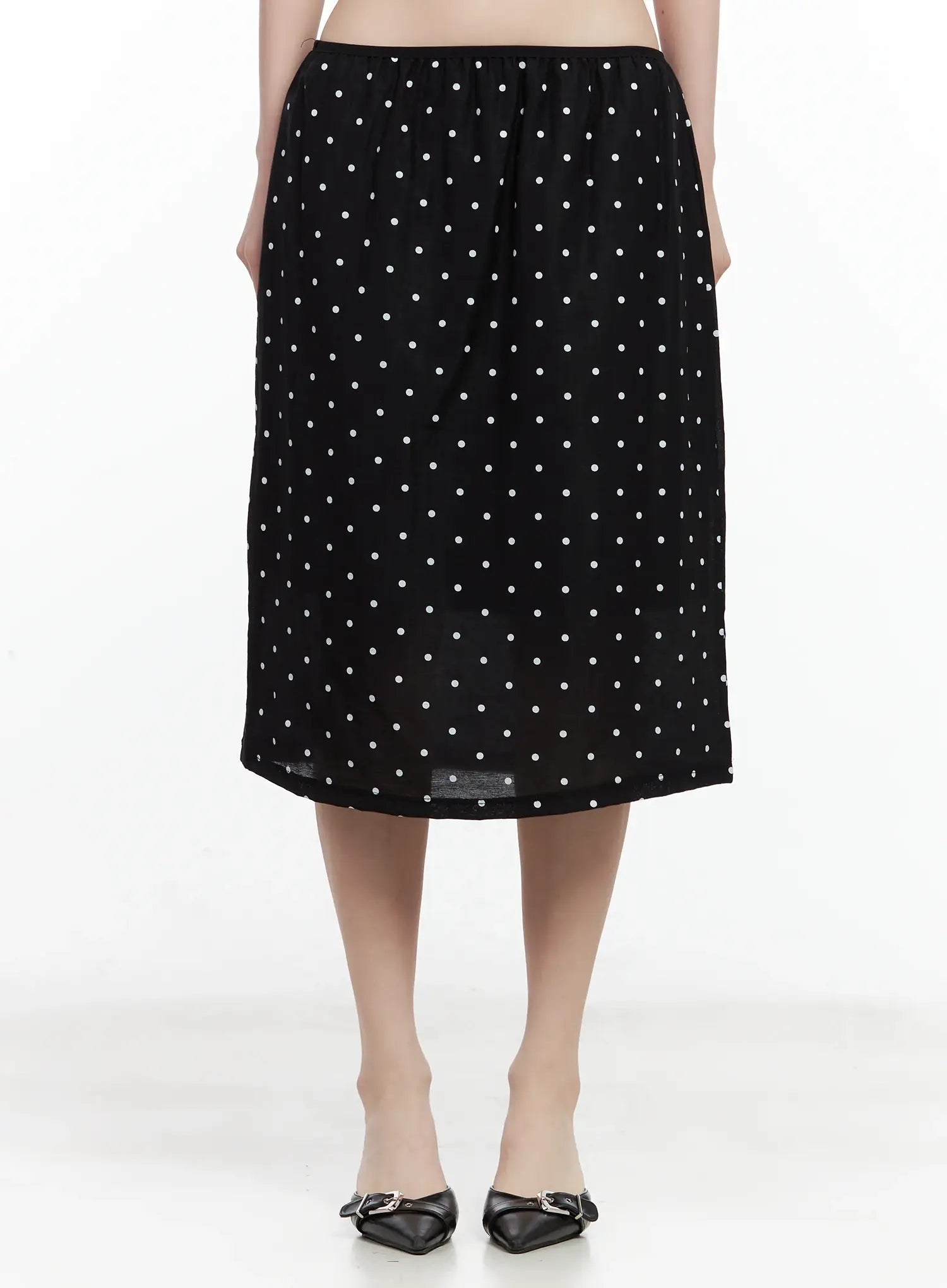 Polka Dot Midi Skirt CU530